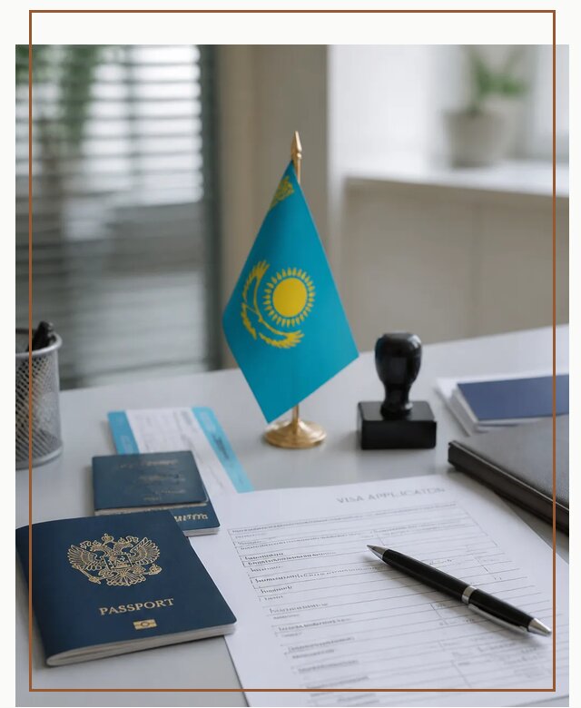 Оформление визы в Казахстан для поездки и работы в Нягани